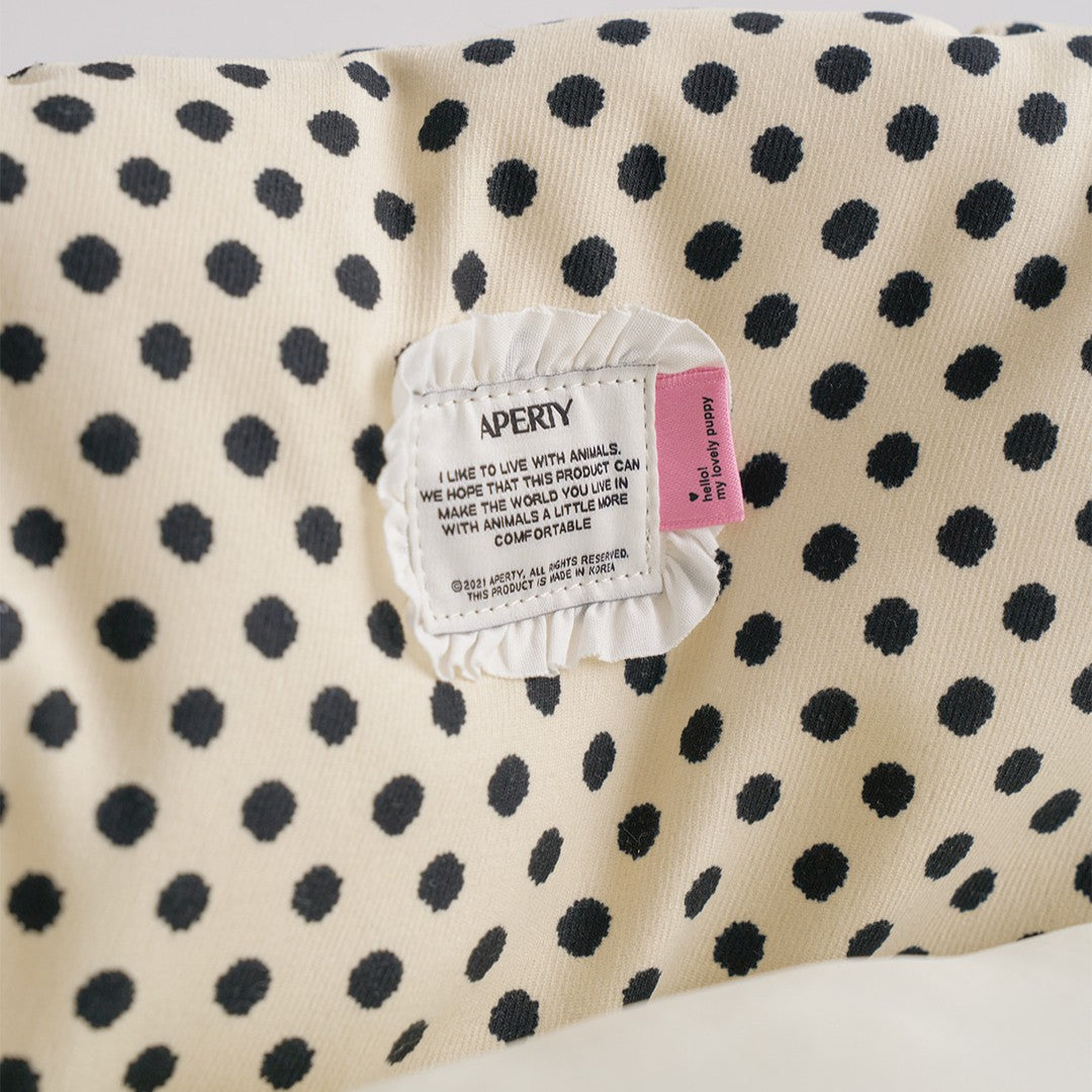 【一部即納】wide bag - dot ivory|犬用キャリーバッグ
