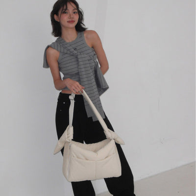 【一部即納】open bag - white