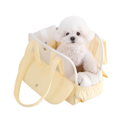 【予約】Frou Frou - Lemon edition(レモンブルーインナークッション+ショルダーパット付属)|犬用キャリーバッグ