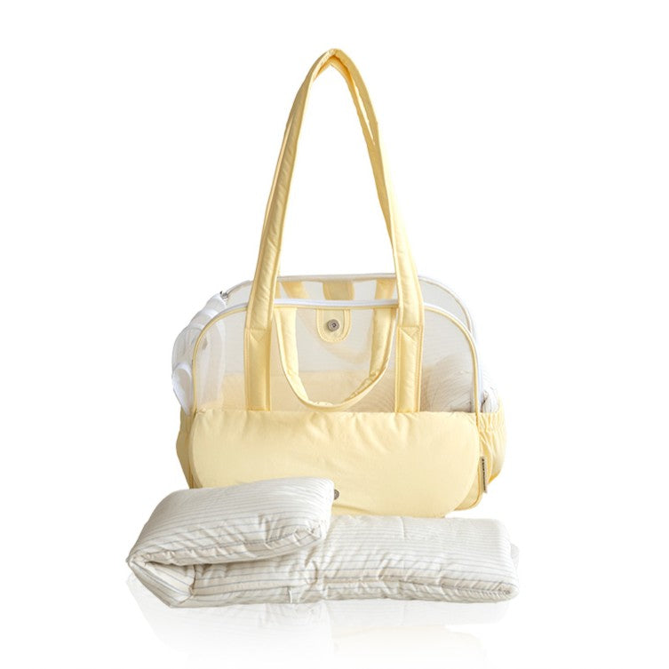 【予約】Frou Frou - Lemon edition(レモンブルーインナークッション+ショルダーパット付属)|犬用キャリーバッグ