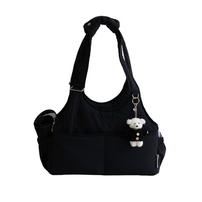 【予約】Lier petbag(ベーシッククリームクッション+ショルダーパッド付属)|犬用キャリーバッグ