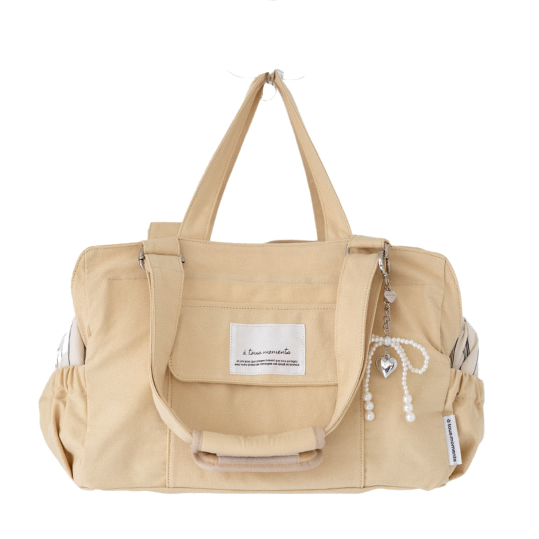 【一部即納】Partir bag - Lemon Butter(オールシーズン用クッション+ショルダーパット付属)|犬用キャリーバッグ・スリングバッグ