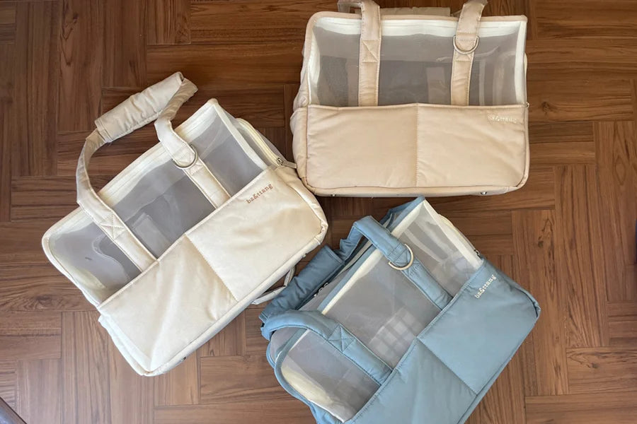 【予約】mesh two in one shoulderbag|犬用キャリーバッグ
