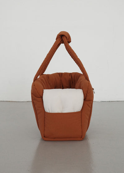 【予約】 DAY CARRY BAG (brick orange)|犬用キャリーバッグ