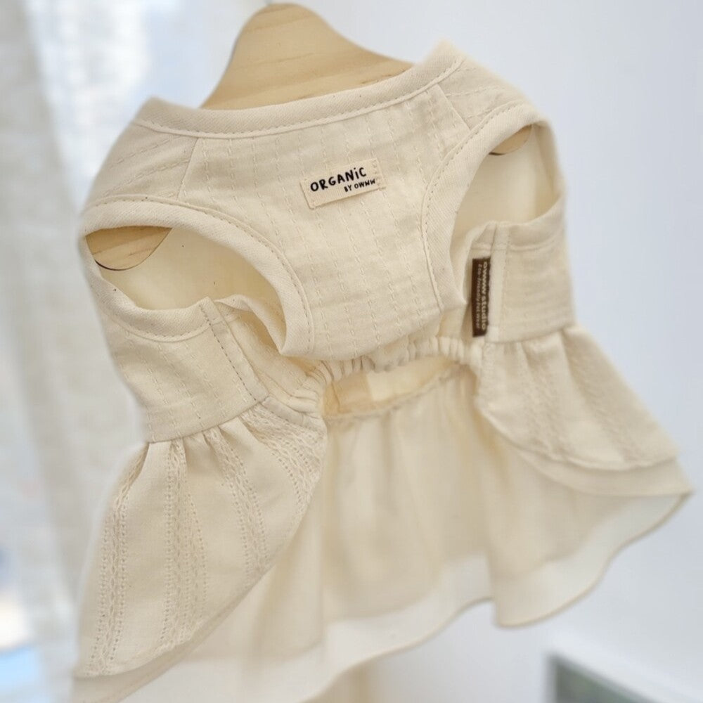 【一部即納】Organic Pintuck Dress
