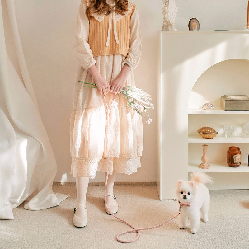【予約】Rope collar(ピンク)