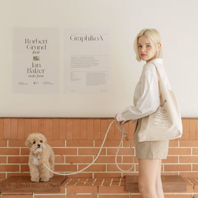 【予約】Rope leash classic - 1.8m(オートミール)