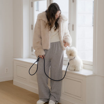 【予約】Rope leash classic - 1.8m(ネイビー)