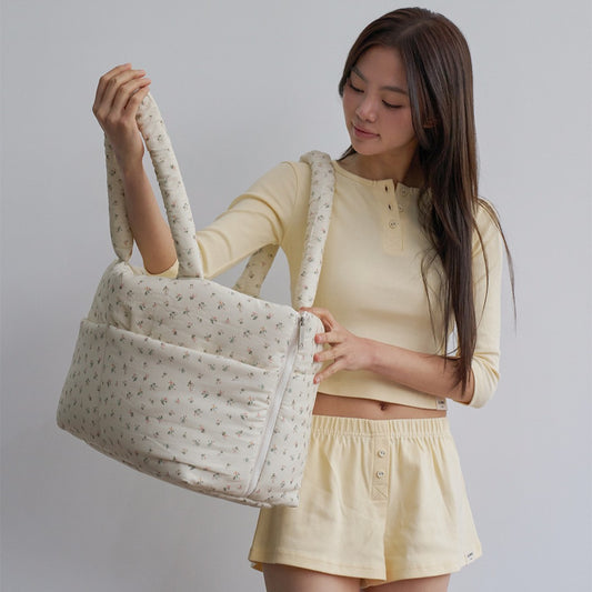 【即納】wide bag - baby ivory｜犬用キャリーバッグ