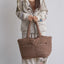 【予約】wide bag - dot brown