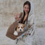 【予約】wide bag - dot brown
