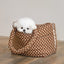 【予約】wide bag - dot brown