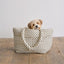 【一部即納】wide bag - dot ivory｜犬用キャリーバッグ