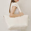 【予約】wide bag - glossy ivory