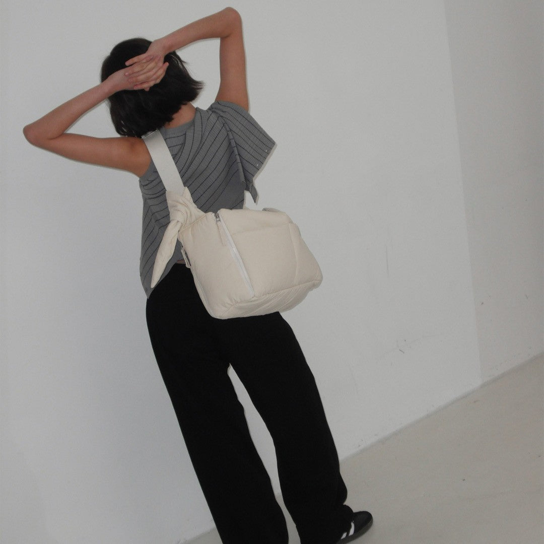 【一部即納】open bag - white