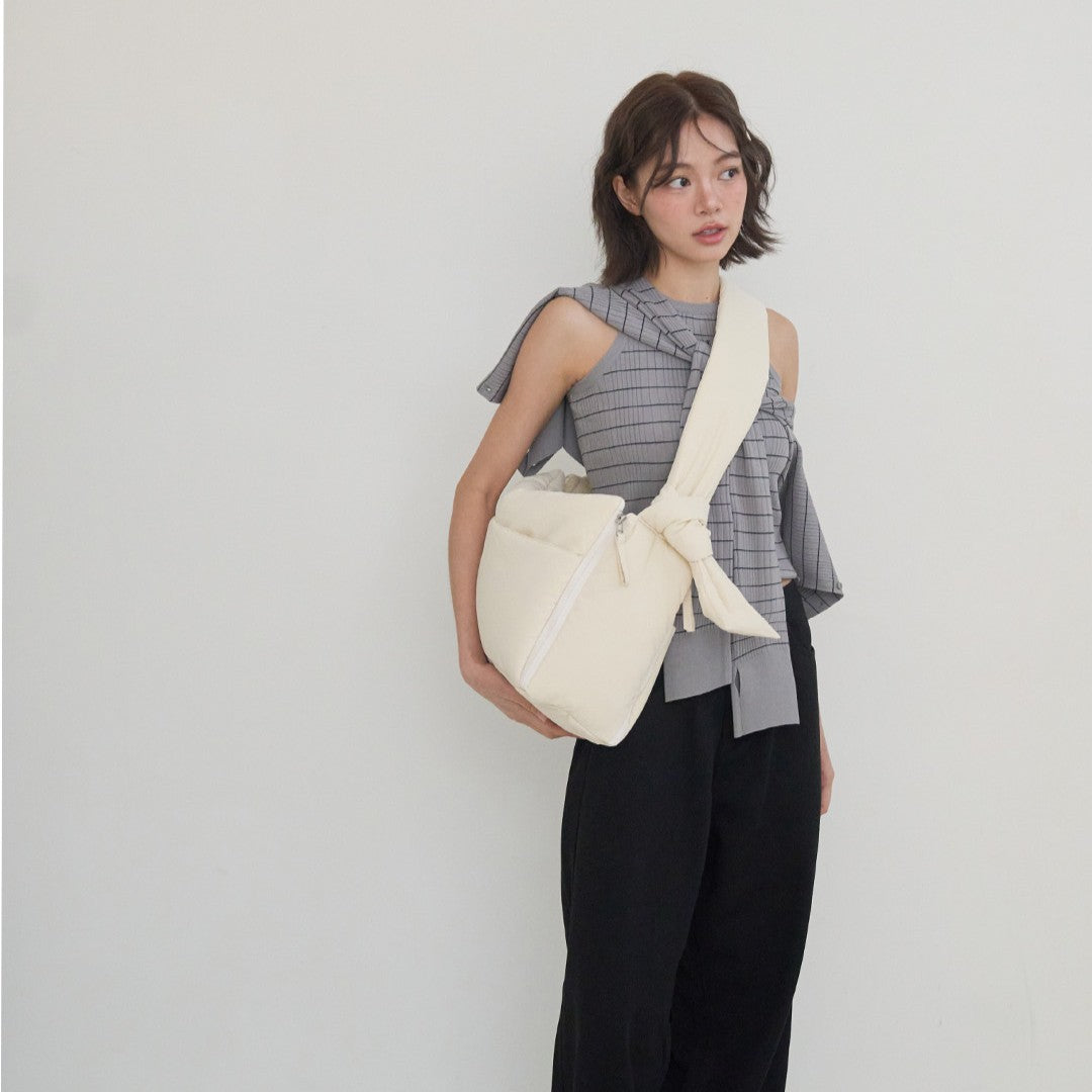 【一部即納】open bag - white
