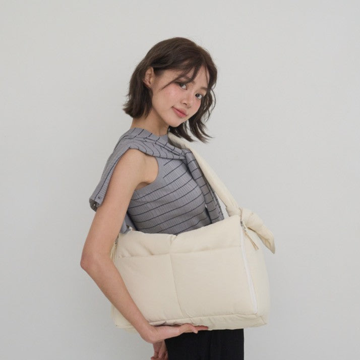 【一部即納】open bag - white