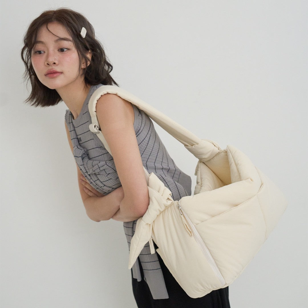 【一部即納】open bag - white