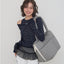 【予約】wide bag - plaid black