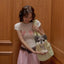 【予約】wide bag - plaid green