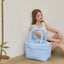 【予約】wide bag - Stripe Blue
