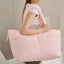 【予約】wide bag - stripe pink
