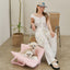 【予約】wide bag - stripe pink