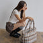 【予約】wide bag - tartan blue