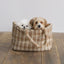【予約】wide bag - tartan brown
