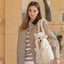 【予約】wide bag - teddy beige