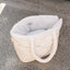 【予約】wide bag - teddy white
