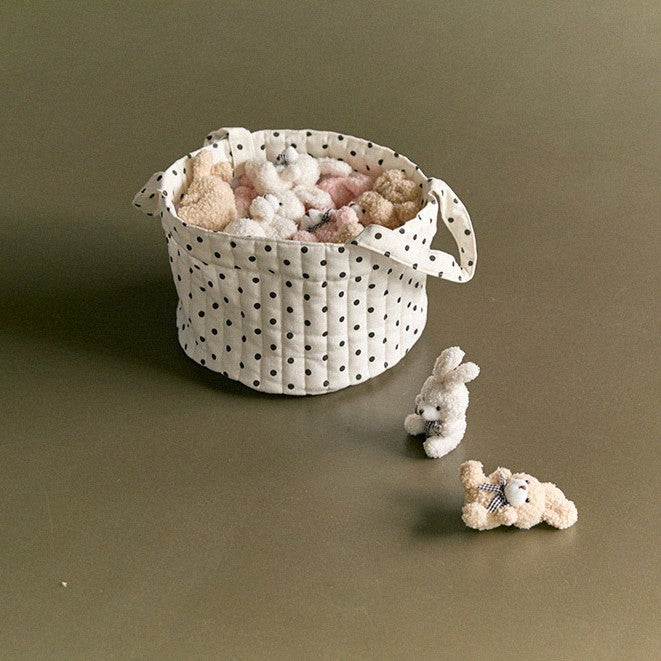 【9月下旬入荷・発送】Dot Dot living - toy basket