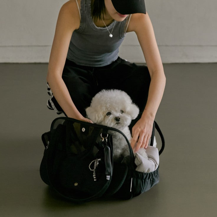 【予約】Frou Frou（クッション＋ショルダーパット付属）｜犬用キャリーバッグ