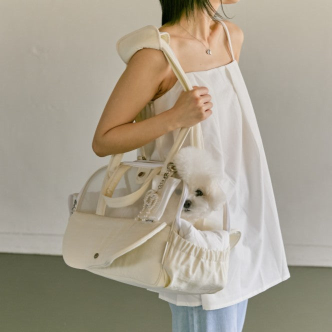 【予約】Frou Frou（クッション＋ショルダーパット付属）｜犬用キャリーバッグ