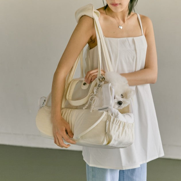 【予約】Frou Frou（クッション＋ショルダーパット付属）｜犬用キャリーバッグ