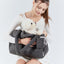【予約】Mou Vanilla set（ストライプ柄クッション＋ショルダーパット付属）｜犬用キャリーバッグ・スリングバッグ