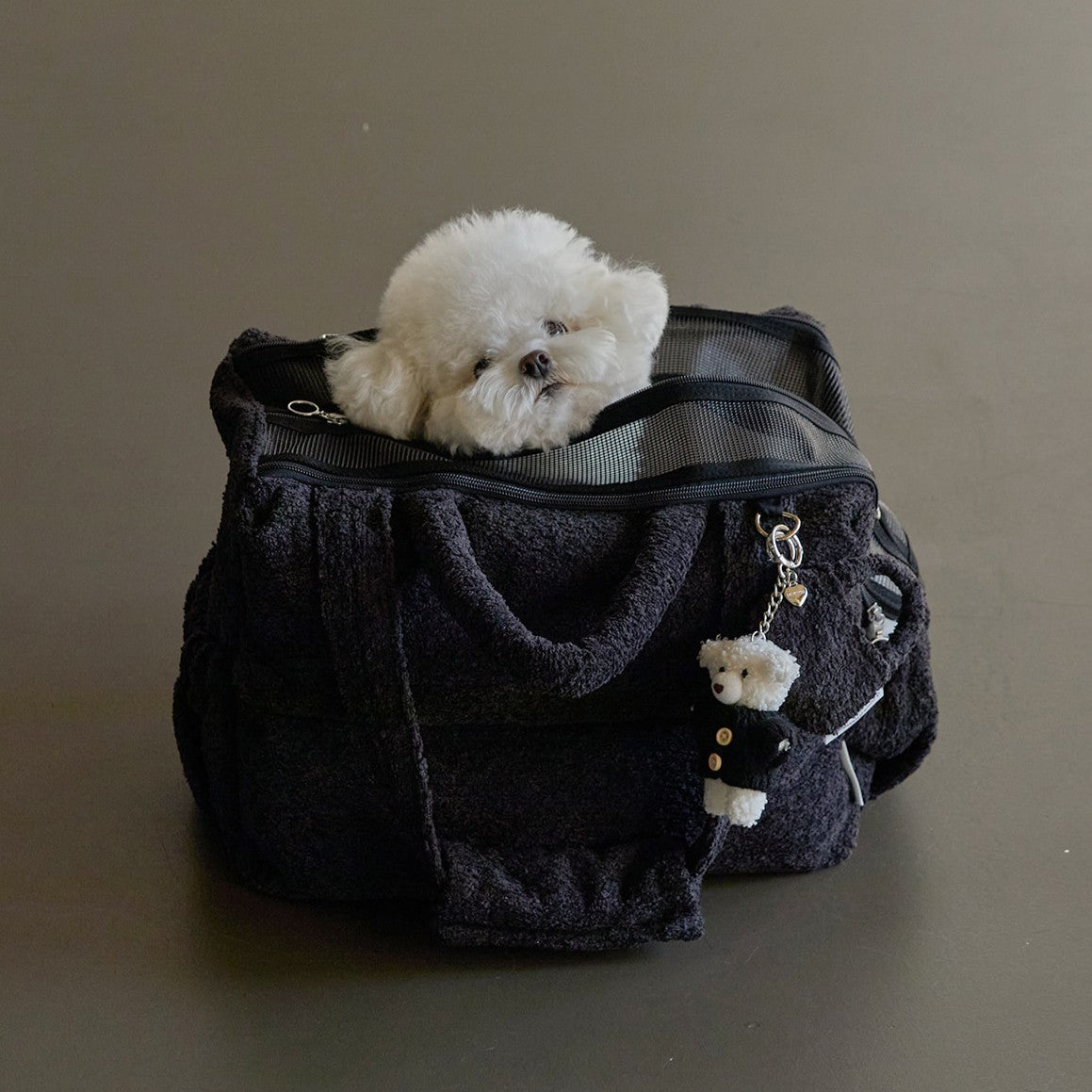 【一部即納】Mou Petbag Boucle edition｜犬用キャリーバッグ