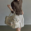 【予約】Partir bag - Sand Beige（オールシーズン用クッション＋ショルダーパット付属）｜犬用キャリーバッグ・スリングバッグ