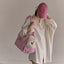 【予約】Partir bag - Blush Pink（オールシーズン用クッション＋ショルダーパット付属）｜犬用キャリーバッグ・スリングバッグ