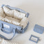 【一部即納】Partir bag - Blue Gray（オールシーズン用クッション＋ショルダーパット付属）｜犬用キャリーバッグ・スリングバッグ
