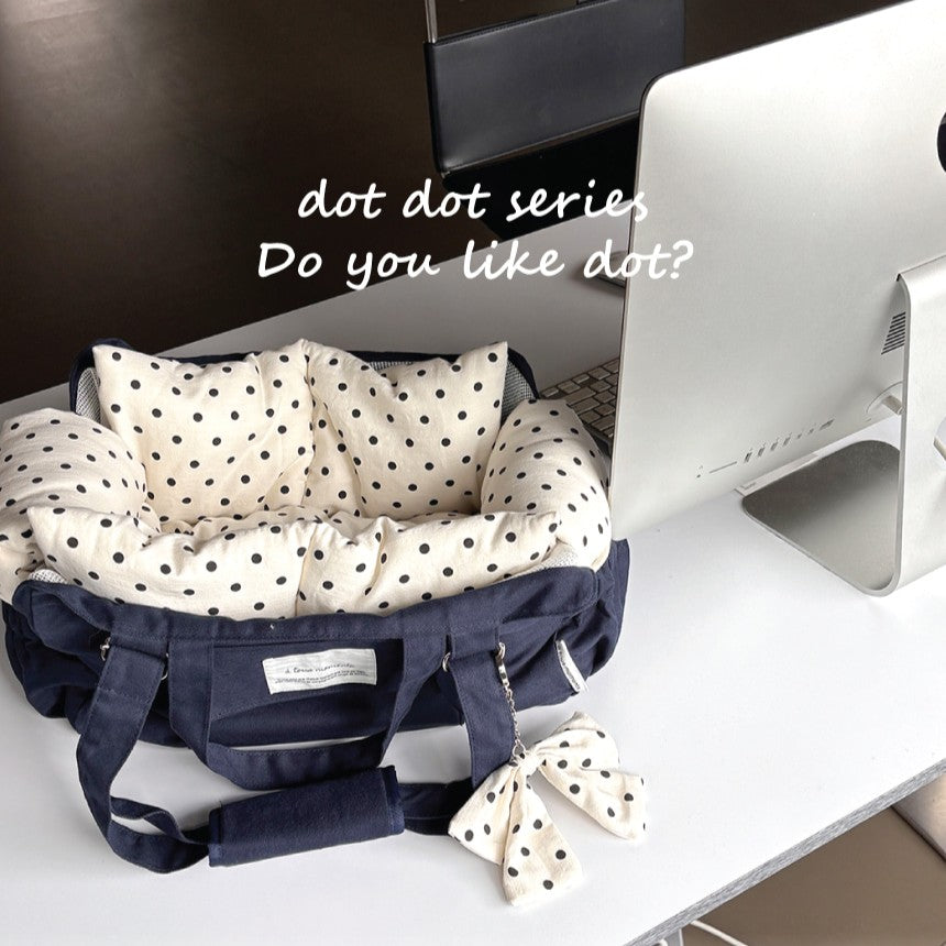 【一部即納】Partir dot dot set（ドットクッション＋ショルダーパット付属）