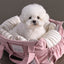 【予約】Partir Pet bag - Powder Pink（オールシーズン用クッション＋ショルダーパット付属）