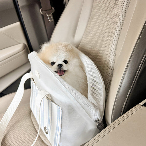 【予約】[Mesh] 夏用Pogny Atto Bagメッシュキャリーバッグ（クッション＋クロスストラップ付属）