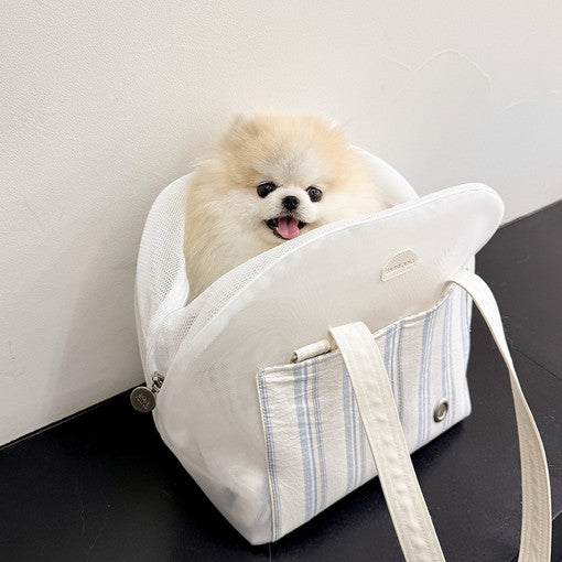 【予約】[Mesh] 夏用Pogny Atto Bagメッシュキャリーバッグ（クッション＋クロスストラップ付属）