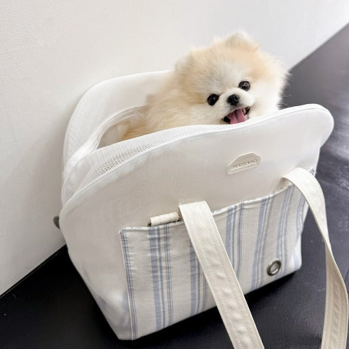 【予約】[Mesh] 夏用Pogny Atto Bagメッシュキャリーバッグ（クッション＋クロスストラップ付属）