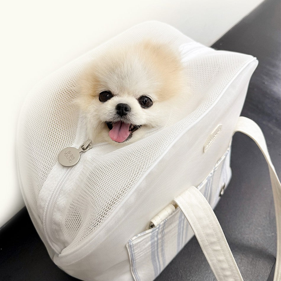 【予約】[Mesh] 夏用Pogny Atto Bagメッシュキャリーバッグ（クッション＋クロスストラップ付属）