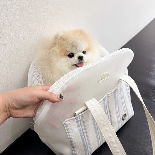 【予約】[Mesh] 夏用Pogny Atto Bagメッシュキャリーバッグ（クッション＋クロスストラップ付属）