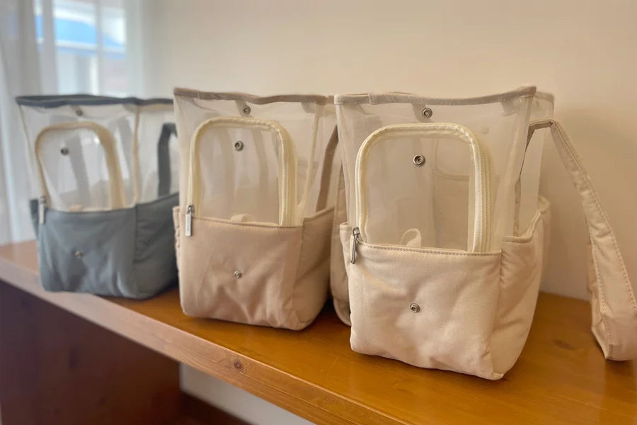 【予約】mesh two in one shoulderbag｜犬用キャリーバッグ