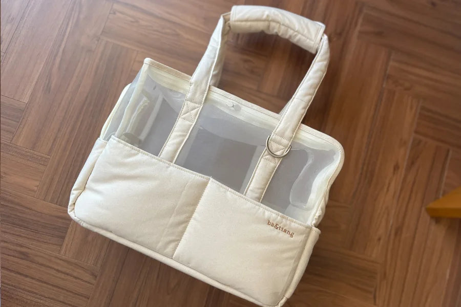 【予約】mesh two in one shoulderbag｜犬用キャリーバッグ