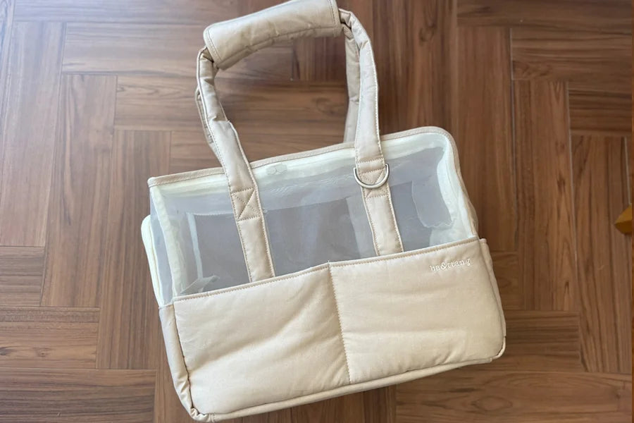 【予約】mesh two in one shoulderbag｜犬用キャリーバッグ